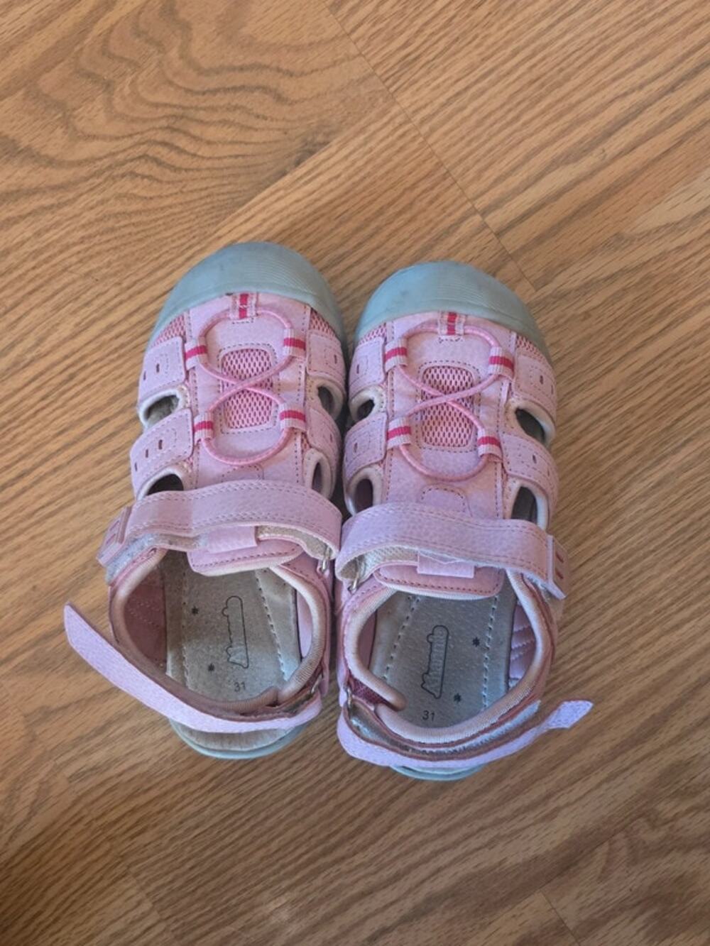 Sandal for kids closed Toe with protective wide toe size 12